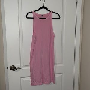 Pink tank dress